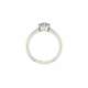 Solitaire ring for women in white gold 4 jaws and GIA certified diamond 0.62 g-if carat