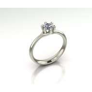 Anello solitario mezzo carato GIA E-VS2 Anello solitario mezzo carato GIA E-VS2