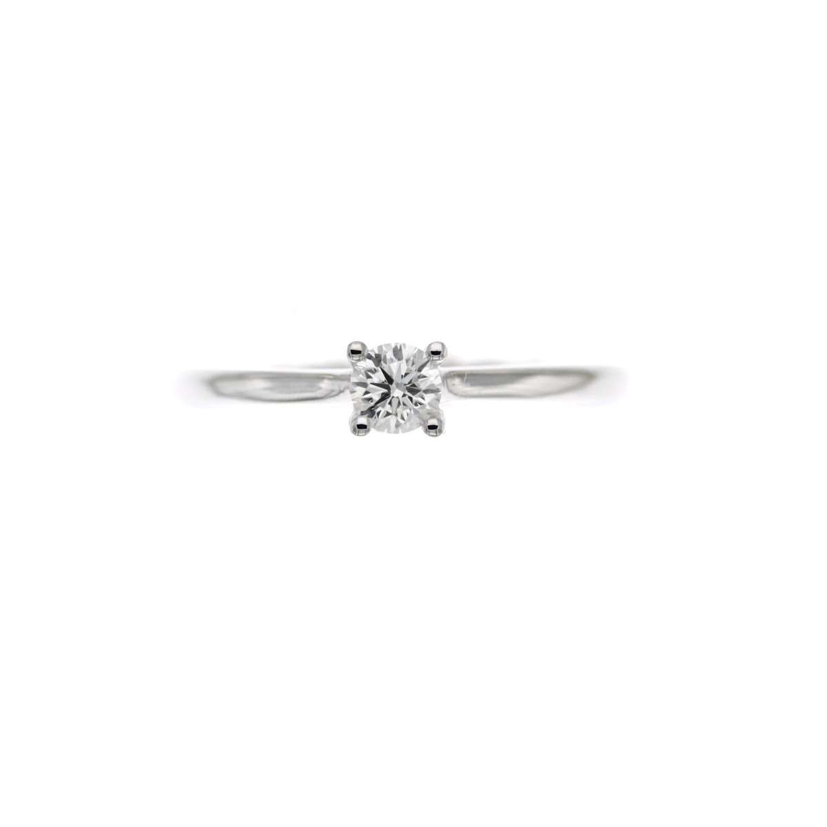 Solitaire 4 claws with diamond ct 0.24 g-vs1
