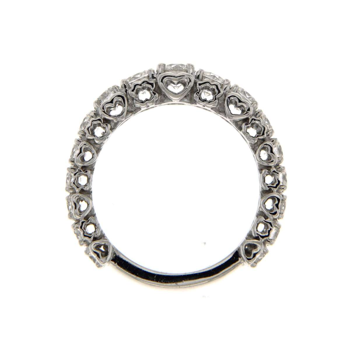 Eternity ring in white gold diamonds carat 2.07 g-vs1