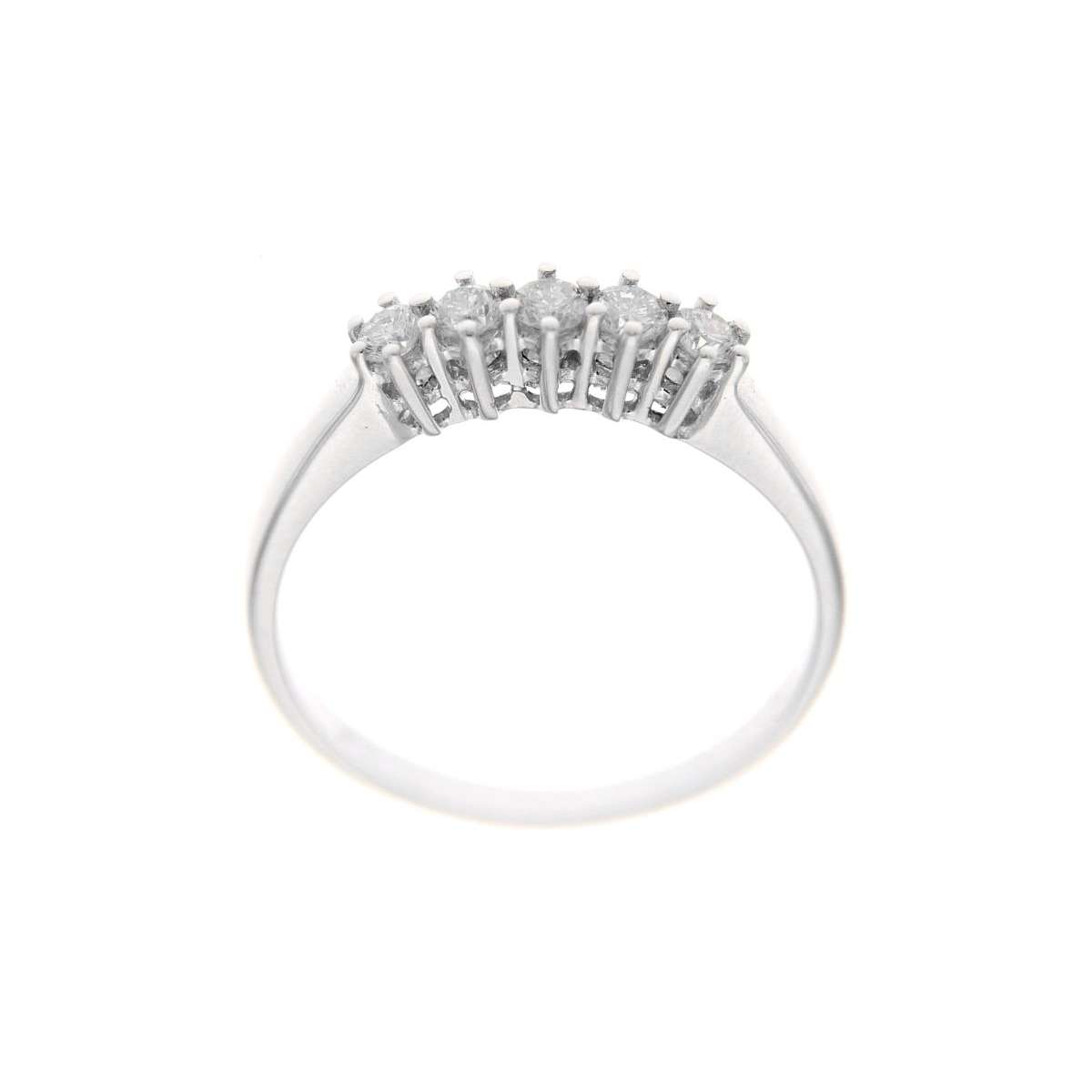 Eternity ring with 0.30 carat diamonds G-VS1