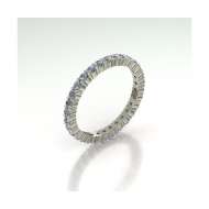Anello eternity diamanti carati 1.03 G-VVS1 Anello eternity diamanti carati 1.03 G-VVS1