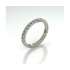 Eternity ring in white gold diamonds 1.03 G-VVS1