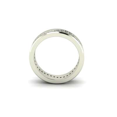 Ring white gold diamond wedding ring completely around 0.33 g-carat vs1