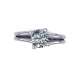 Anello solitario in platino con diamante GIA 1 carato D-IF 