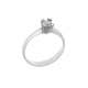 Solitaire Ring white gold 0.30D-VS1 certificate GIA