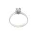 Solitaire Ring white gold 0.30D-VS1 certificate GIA