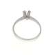 Solitaire Ring white gold 0.30D-VS1 certificate GIA