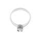 Solitaire Ring white gold 0.30D-VS1 certificate GIA