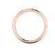 Juliet and Romeo wedding ring in 18KT rose gold with externally engraved name