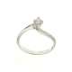 Valentino Solitaire white gold ring 0.18 carats diamond G-VS1