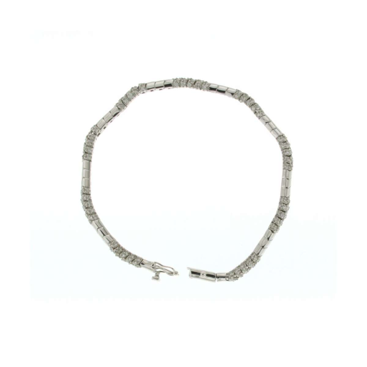 Bracciale semirigido con diamanti carati 1,80 G-VS1 