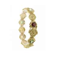 Bracciale in cera persa con pietre multicolore Bracciale in cera persa con pietre multicolore