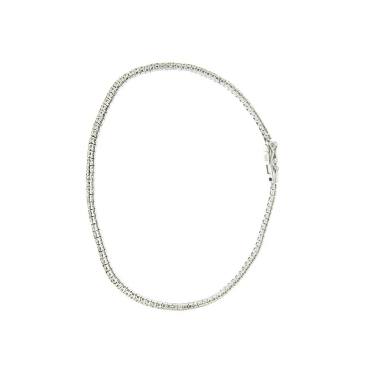 Tennis bracelet 0.59 carats diamonds G-VVS1