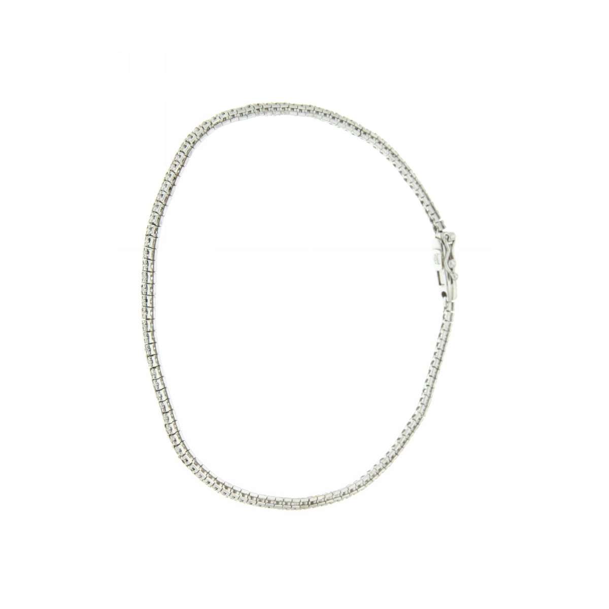 Bracciale tennis con diamanti carati 0,59 G-VVS1