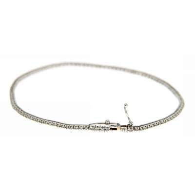 Bracciale tennis con diamanti carati 0,59 G-VVS1 Bracciale tennis con diamanti carati 0,59 G-VVS1