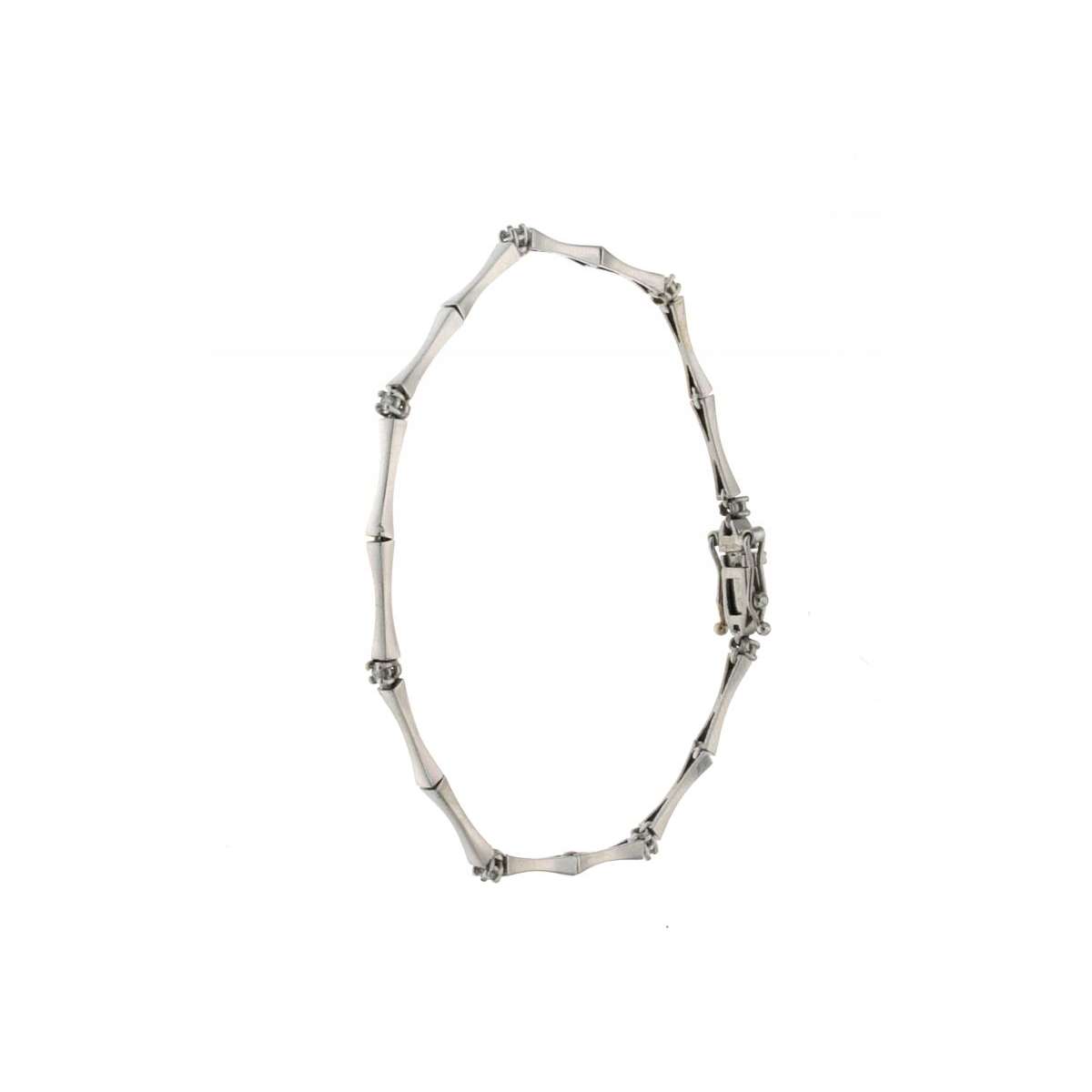 Bracciale tennis a fantasia diamanti ct 0,12 G-VS1