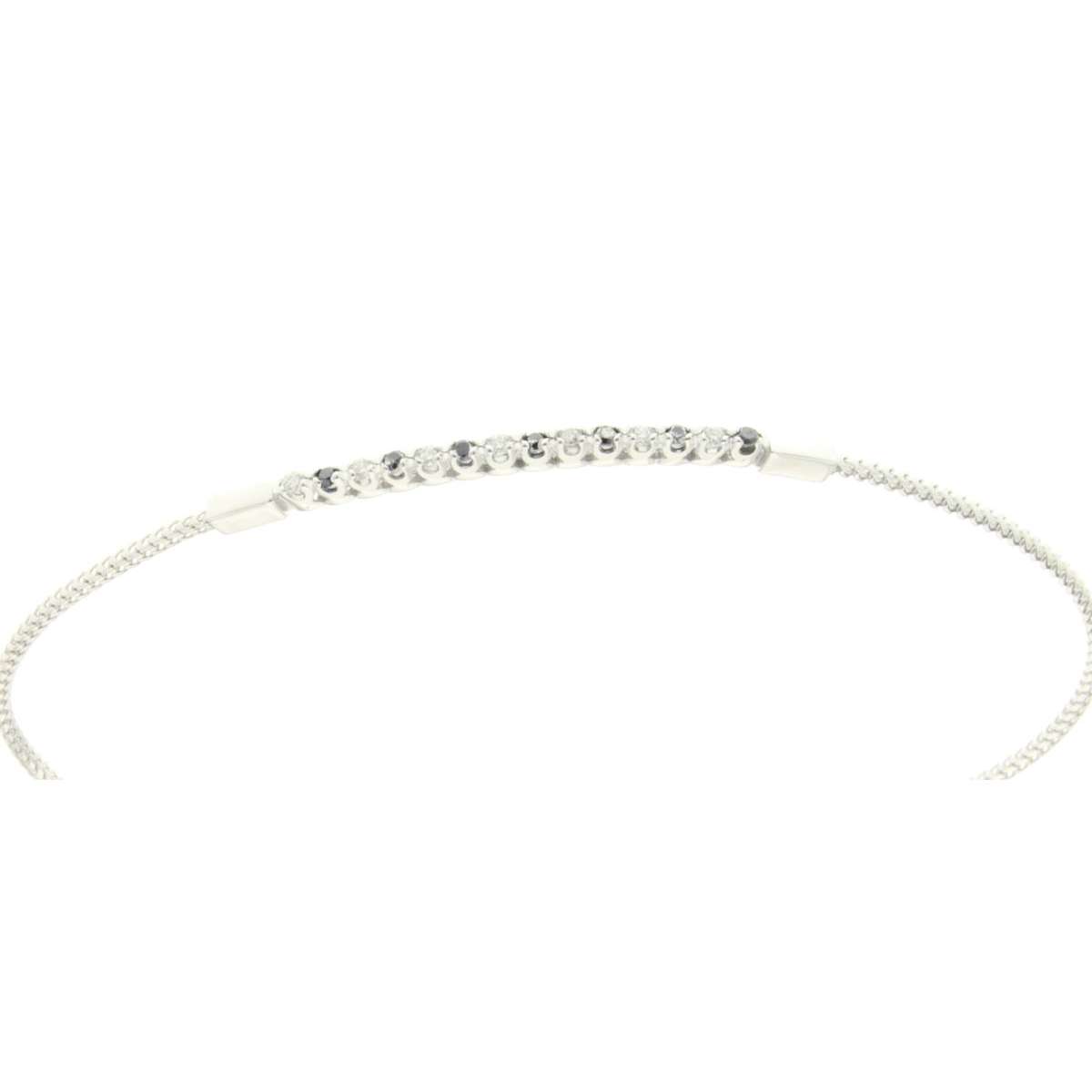 Bracciale tennis a fantasia con diamant carati 0,13 G-VS1