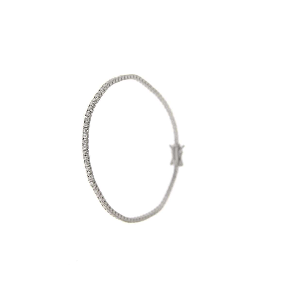 Bracciale tennis con diamanti carati 1.70 G-VS1