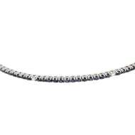 Bracciale tennis con zaffiri blu ct 2.00 intervallati da diamanti ct 0.10 G-VS1 Bracciale tennis con zaffiri blu ct 2.00 intervallati da diamanti ct 0.10 G-VS1