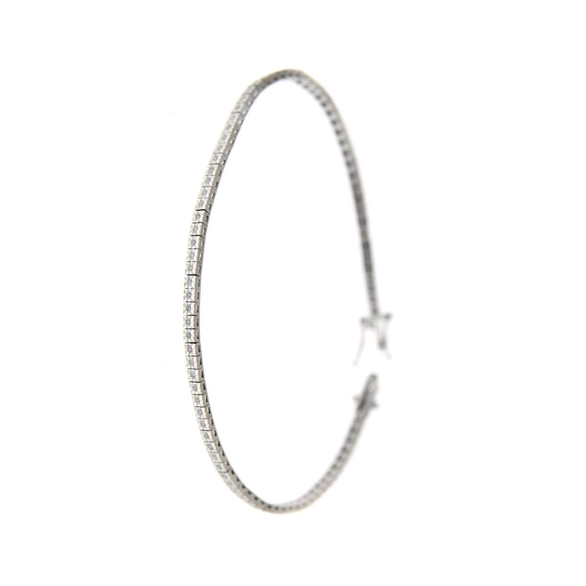 Bracciale tennis con diamanti carati 0.35 G-VS1