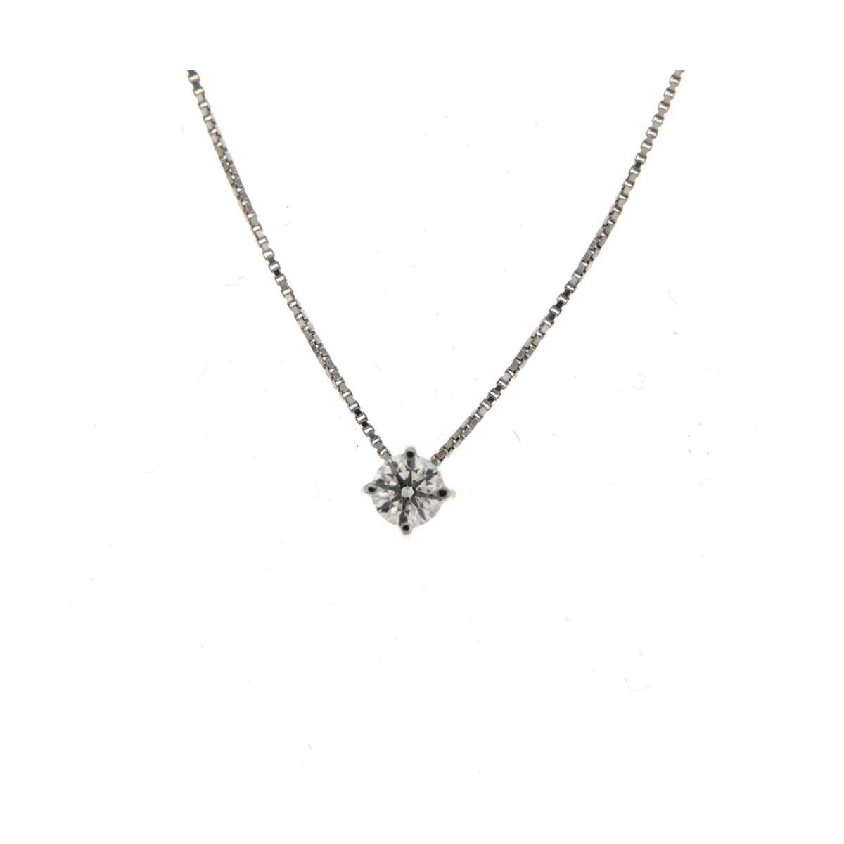 Girocollo Punto Luce 0,30 ct. E-VS2 – Doppia Garanzia GIA e CANADAMARK