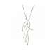 White gold fancy necklace 0.19 carats diamonds G-VS1