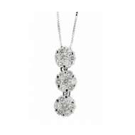 Collana trilogy diamanti carati 0,87 G-VS1  Collana trilogy diamanti carati 0,87 G-VS1
