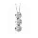 Trilogy necklace 0.87 carats diamond G-VS1 