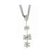 Multi-strand necklace, diamonds 0.56 carat G-VS1