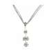 Multi-strand necklace, diamonds 0.56 carat G-VS1