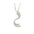 White gold fancy necklace 0.49 carats diamonds G-VS1
