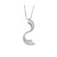 White gold fancy necklace 0.49 carats diamonds G-VS1