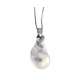 Collana perla australiana barocca mm17 diamanti carati 0,05 G-VS1