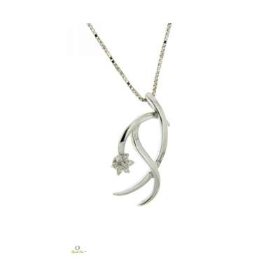 Collana fantasia con diamanti carati 0,035 G-VS1