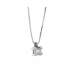 Collana  punto luce con diamante ct 0,07 E-VS1