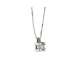 Collana  punto luce con diamante ct 0,07 E-VS1