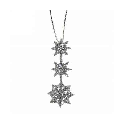 Necklace 0.52 carats diamonds G-VS1 