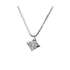 Collana  punto luce oro bianco diamante carati 0,28 G-VS1