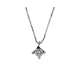 White gold diamond light point necklace 0.21 carat G-VS1