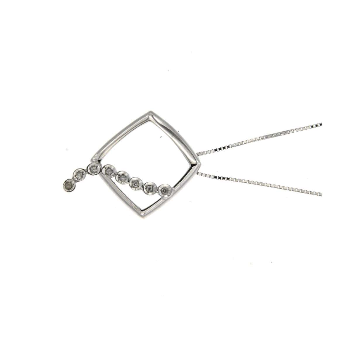 Collana con diamanti carati 0,04 G-VS1