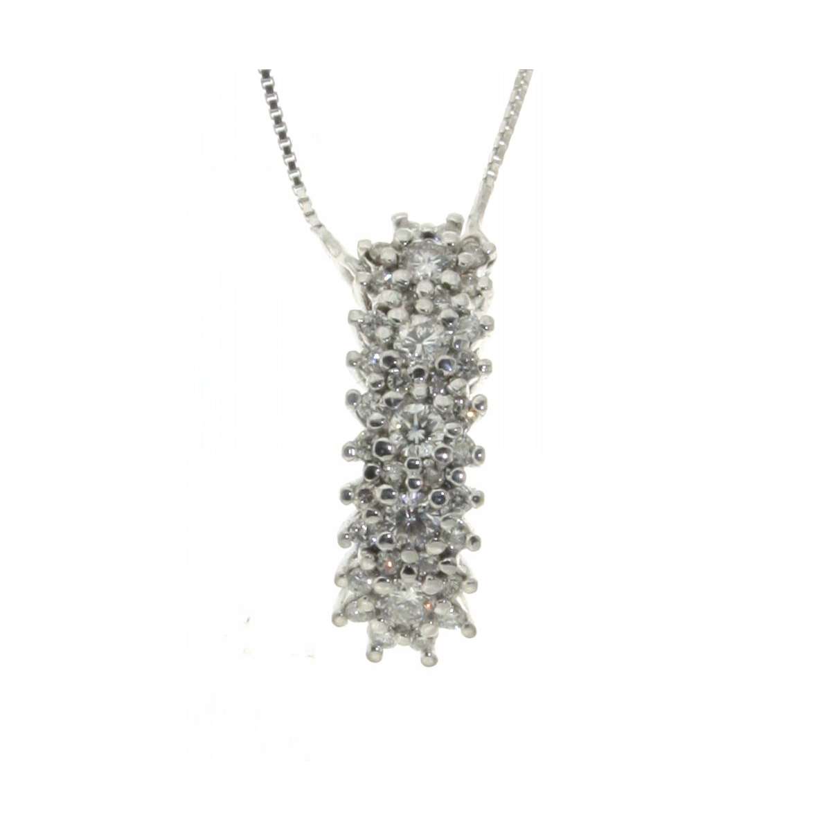 Fancy necklace 0.61 carats diamonds G-VVS1