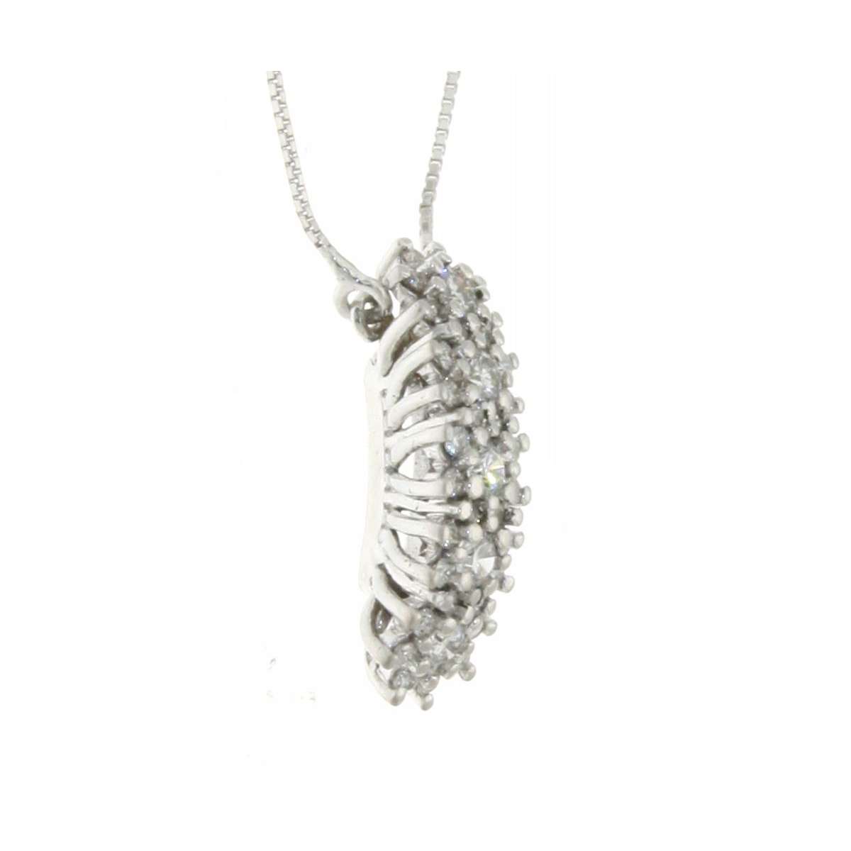 Fancy necklace 0.61 carats diamonds G-VVS1