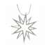 White gold star necklace 0.65 carats diamonds G-VS1