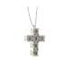 Collana croce  diamanti brown e diamanti bianchi carati 0,69 G-VS1