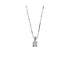 Solitaire necklace 0.05 carats diamond G-VS1