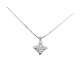 White gold diamond light point necklace 0.15 carat G-VS2