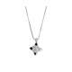 White gold diamond light point necklace 0.15 carat G-VS2