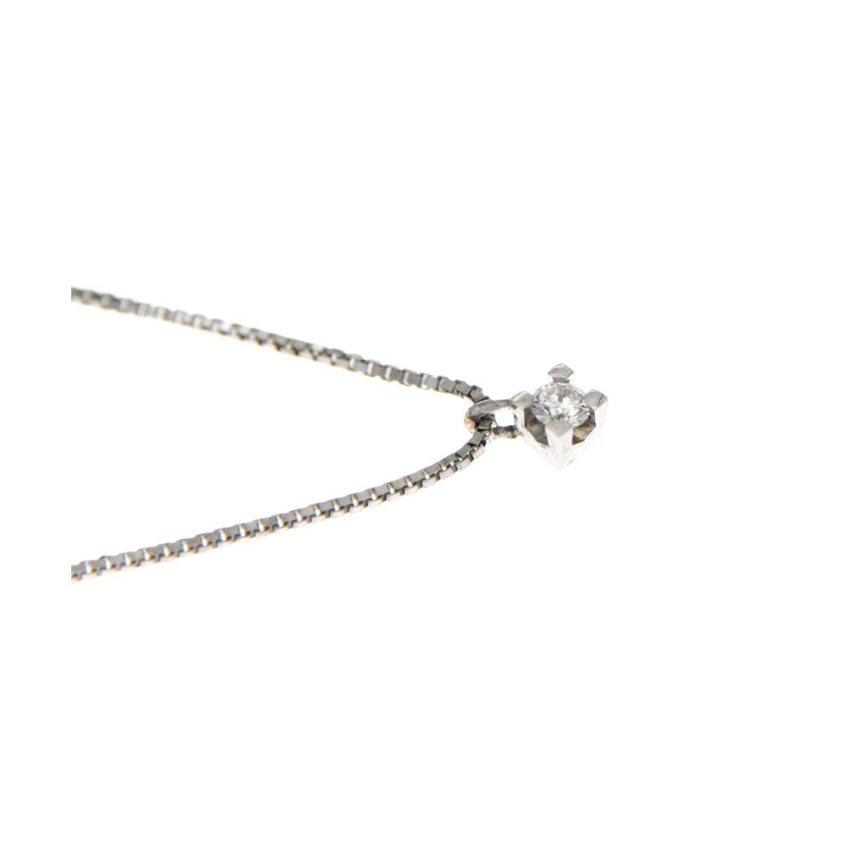 Collana In Oro Bianco 14kt A Cordoncino 0,5 Mm - Sottile E Moderna, Con Chiusura A Molla, Disponibile In 40/45/50 Cm