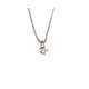 White gold diamond light point necklace 0.09 carat G-VS1